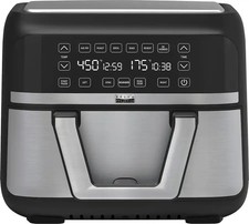 Bella Pro 9-Qt TriZone Touchscreen Air Fryer Dual Flex Basket - Stainless Steel picture