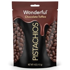Wonderful Pistachios Chocolate Toffee, 4 Ounce Resealable Bag picture