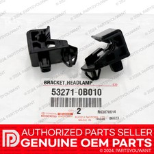 GENUINE Toyota Lexus OEM Headlight Lamp Mount Bracket Clip 53271-0B010 SET OF 2 picture