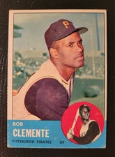 1963 TOPPS  ROBERTO BOB CLEMENTE #540 High Number (Good-VG) Marked picture