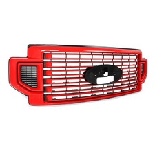 W/Trim Front Grille Grill For Ford F250 F350 F450 Super Duty 2020-2022 Race Red picture