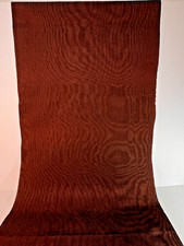 Light Brown Silk Moire Fabric By 2 Meters,Watermark Patterned. picture