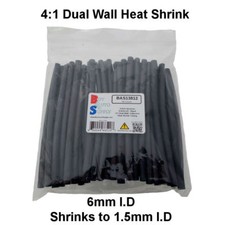 4:1 Heat Shrink Tubing Adhesive Lined Dual Wall - (50x) 6