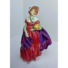 Royal Doulton Lady April HN1958 Vintage, Red Dress Figurine picture