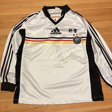 Vintage Adidas Germany 1998 Soccer Jersey Mens (fits L) goalkeeper bootleg picture