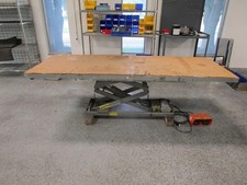 2000 LB Electric Hydraulic Lift Table 36x90 Steel Top 120V Foot Pedal Shop picture