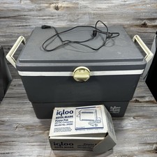 Vintage Igloo Kool Made 32 electric cooler/warmer with Oem Converter  Ac-Dc picture