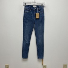 Reformation Harper High Rise Skinny Jeans Womens 24 Blue Denim Stretch Slim NWT picture