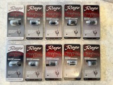 LOT OF 10 Rage 2-Blade Expandible Broadhead Hypodermic TRYPAN Shock Collars 20pk picture