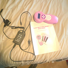 ScalarWave Scalar Wave Laser System Portable Pain Relief Device Pink w/ Adapter picture