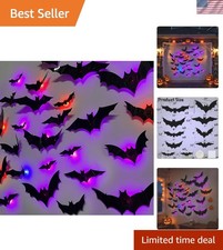36 Pack Halloween Bats Wall Decor Halloween Decorations Indoor picture