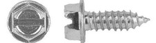 100 License Plate Screws for American Cars, #14x 3/4