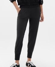 Athleta Venice High Rise Jogger Size Small Tall Black Style 597888 MSRP 98.00 picture