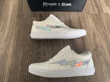 100% Authentic Revenge x Storm Vans Original Bolt White 3M Reflective LA picture