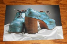 Keith Moon's Platform Shoes Postcard 7x5 The Who RARE picture
