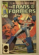 Marvel Transformers #1 1984 Second Printing Direct Edition F/F+ picture