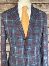 2023 Luigi Borrelli Wool Silk Linen Blazer Size 40 (50 EU) bs77 picture