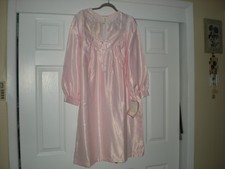 BARBIZON Pink Vintage Nylon Blend Nightgown - Size Large - NWT picture