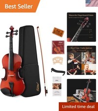 Eastar 3/4 Violin Beginner Kit - Handcrafted Elegance with Accessories picture