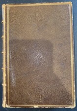 Antique 1870 Nations Around A Keary Macmillan Gilt Edge Leather Foldout picture