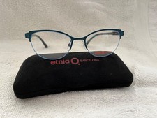 NEW Women's Etnia TQ Barcelona Turquoise Eyeglass Frames picture