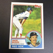 1983 Topps - Wade Boggs #498 (RC) Nice Shape picture