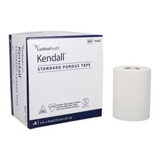 Medical Tape Kendall Standard Porous White 3 Inch X 10 Yard Cloth #7046C - 1BX picture
