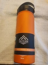 Tru Flask 18 Oz Peach Springs Water Bottle picture