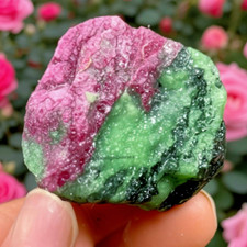 5pcs Natural Raw Ruby in Zoisite Rough Stone Uncut High Ruby Content Collector picture
