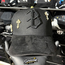 El Barbas Hats Black B Cross picture