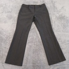 Talbots Modern Dress Pants Womens Size 12 Gray Bootcut 36x31.5 Mid Rise picture