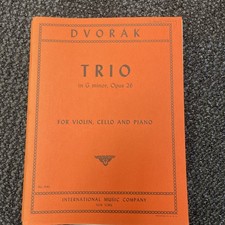 Dvorak Piano Trip Op 26 In F Minor International Edition picture
