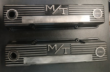 Mickey Thompson Aluminum Finned Valve Covers 103R-50B SBC 327 350 400 picture