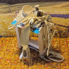 Cm Traditional Breyer Western Saddle Set 