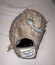 Rawlings Heart Of The Hide First Base Mitt Glove PRORDCT-10CBP Grey Blue 13