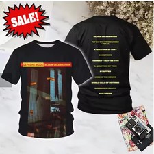 Depeche Mode Band Black Celebration Album 3D All Size T Shirt CC361 picture