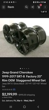 2006 2007 2008 2009 2010 WK1 SRT8 jeep OEM factory wheels picture
