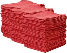 2500 Pieces Red Shop Towels Large 15x15 Cleaning Rags, Fast  picture