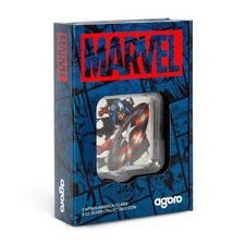 2025 AGORO CAPTAIN AMERICA CLANG 2 OZ SILVER COIN picture