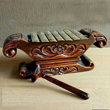 Indonesian Traditional Music Instrument Gamelan 7tones Saron Gangsa Wood Carving picture