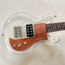 4 String Acrylic Electric Bass Guitar Crystal Transparent Guitar  Rosewood FB picture