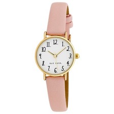 Rae Dunn Women's MEGAN 26mm Round Face Vegan Leather Strap Watch picture