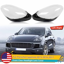 Front Clear Headlight Lens Cover Replacement For Porsche Cayenne 2015 2016 2017 picture