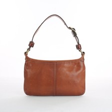 Coach Vintage Y2K Soho Pleated Leather Shoulder Bag Brown Brass 11415 picture