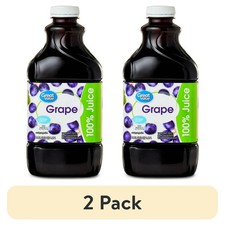 (2 pack) Great Value 100% Concord Grape Juice, 64 fl oz picture