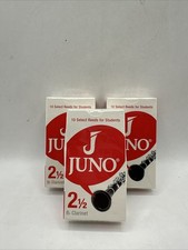 3X Juno Bb Clarinet Reeds Strength 2 1/2 - Box of 10 Reeds picture