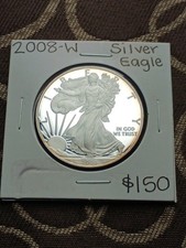 2008 (W) American Silver Eagle $1 Brilliant Uncirculated Gem- West Point picture