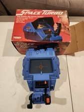 Vintage RARE 1985 TOMY Space Turbo Tabletop Electronic Game#7062 In Box Turns on picture