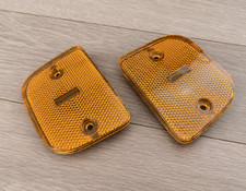 1970 Pontiac GTO Front Fender Side Marker Lamp Lens Amber LH RH PAIR picture