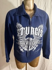 Sturgis Black Hills Rally 2010 Womens XL Full Zip Sweatshirt Eagle Biker   0673 picture